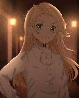 Background not drawn by me, It's from the anime "the promised neverland"